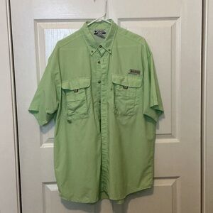 Columbia Men's Green Short Sleeve Shirt